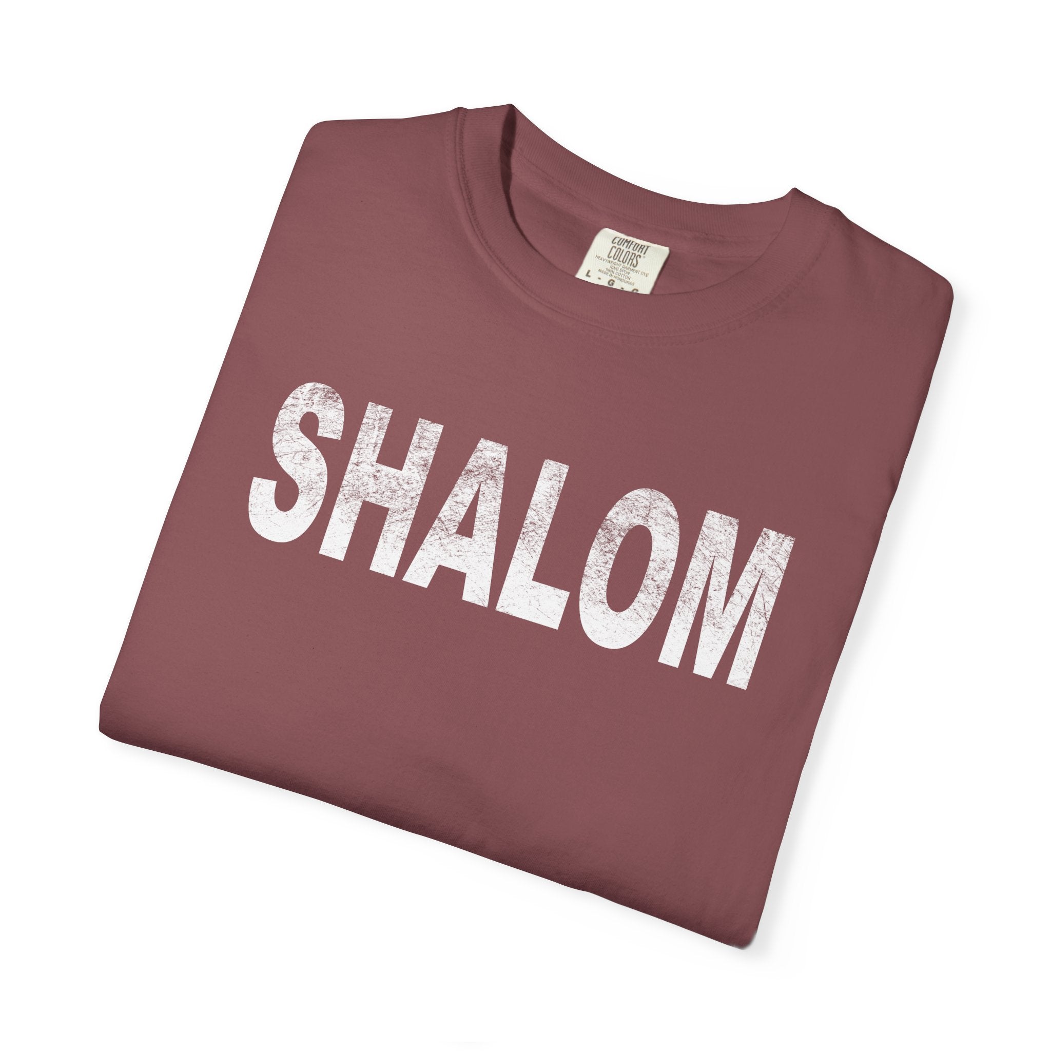 Garment-Dyed T-Shirt — Classic Washed White Tee