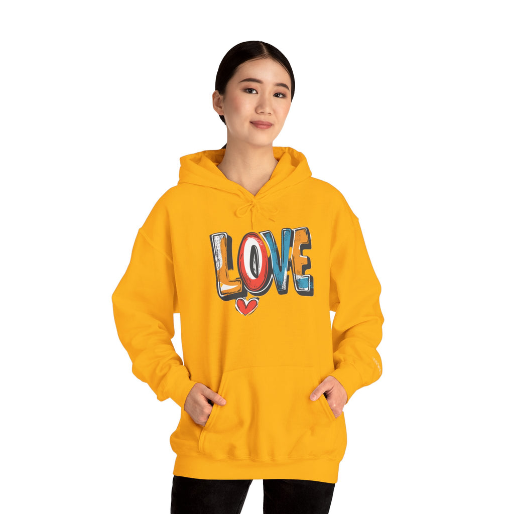 Love Graffiti Hoodie — Colorful Street Art Pullover