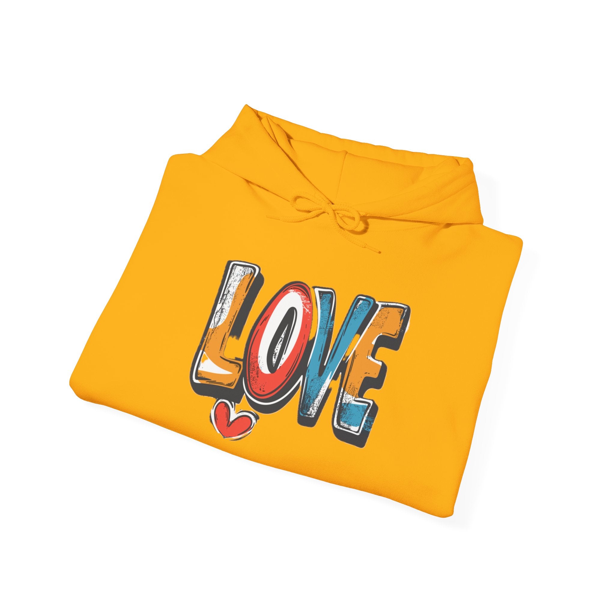 Love Graffiti Hoodie — Colorful Street Art Pullover