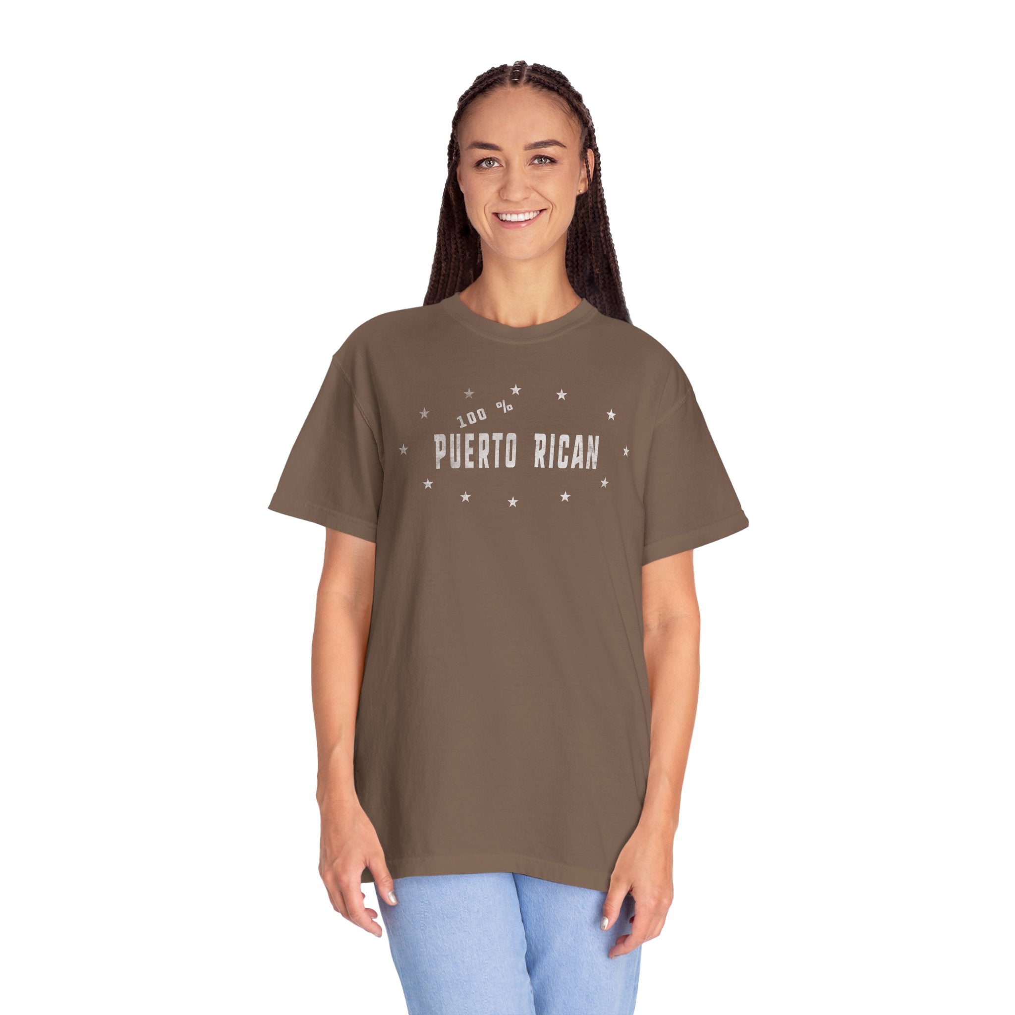 Puerto Rican Vintage Tee — "I Am Puerto Rican" Garment-Dyed T‑Shirt