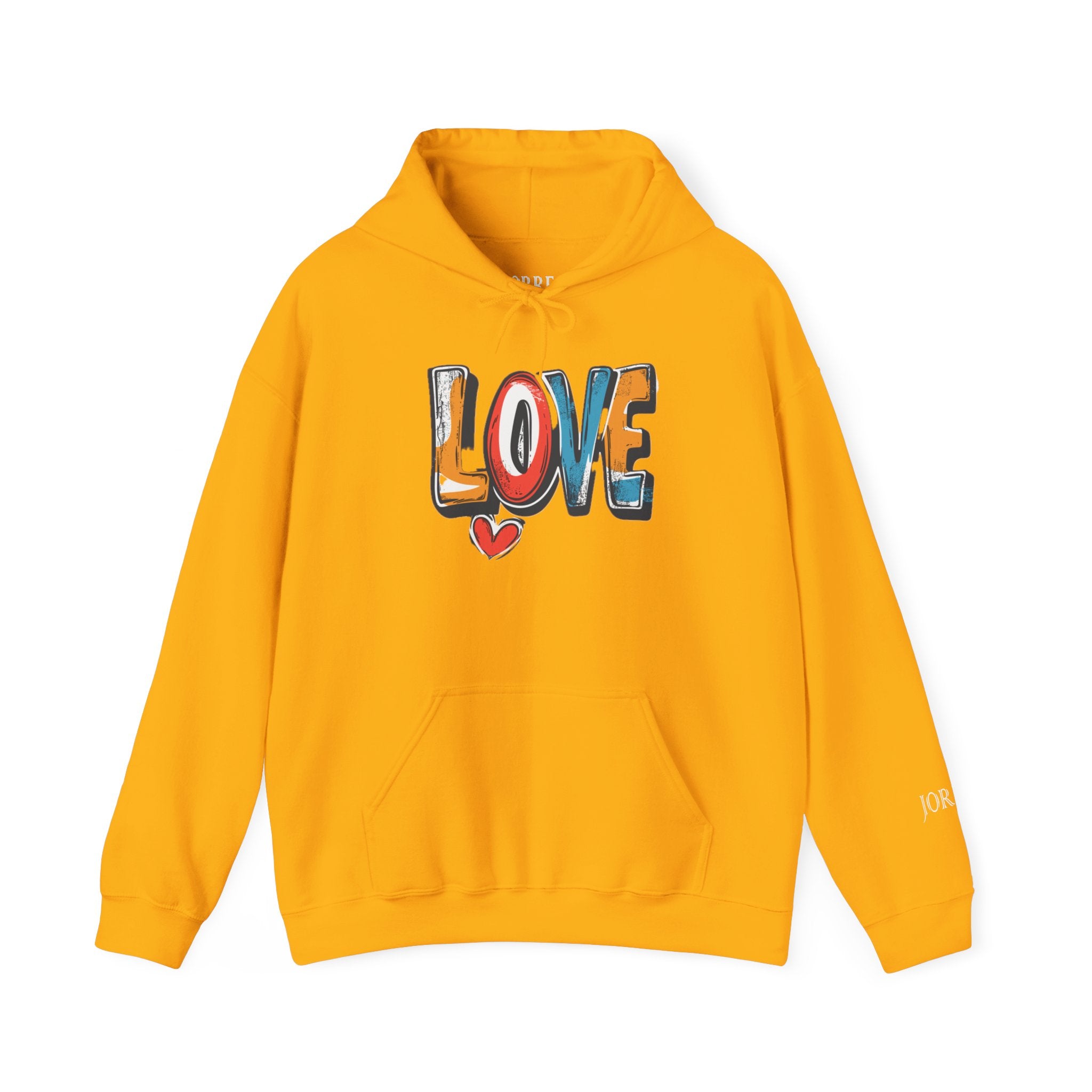 Love Graffiti Hoodie — Colorful Street Art Pullover