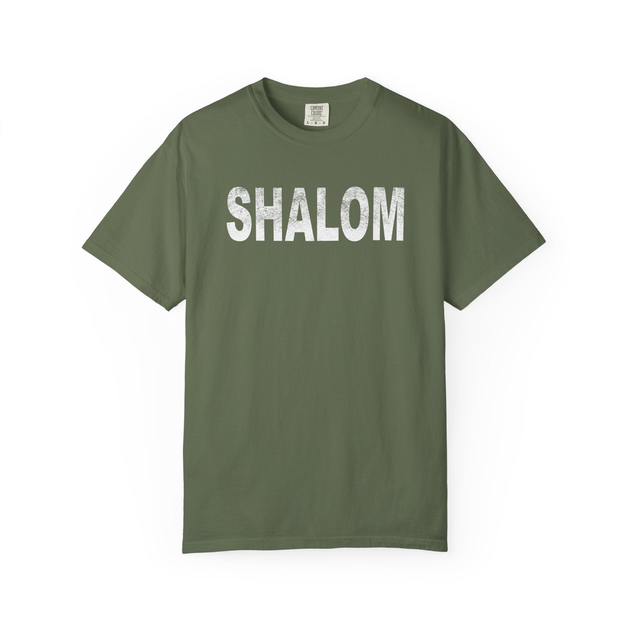 Garment-Dyed T-Shirt — Classic Washed White Tee