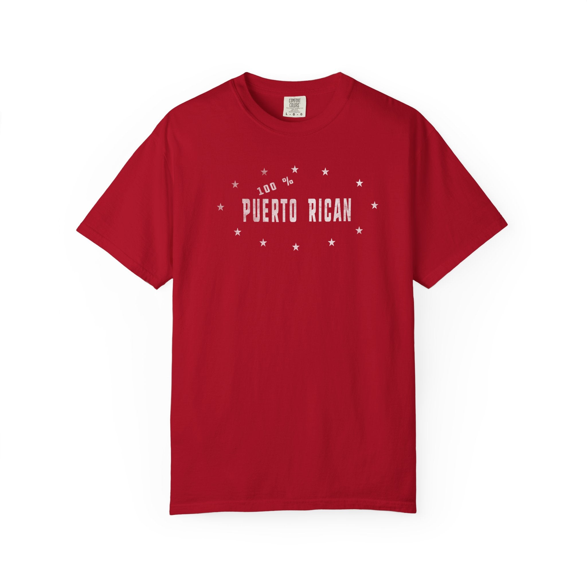 Puerto Rican Vintage Tee — "I Am Puerto Rican" Garment-Dyed T‑Shirt