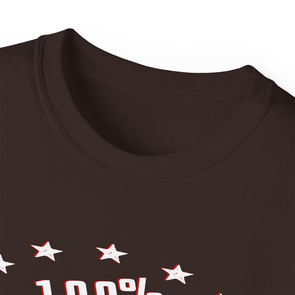 100% Dominican T-Shirt — Vintage Star Emblem Tee