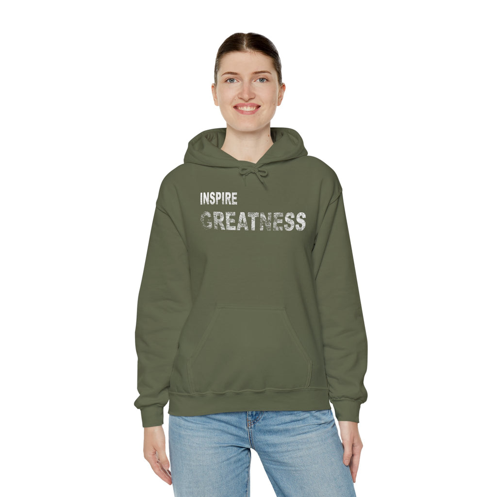 Inspire Greatness Hoodie — Motivational Inspirational Pullover