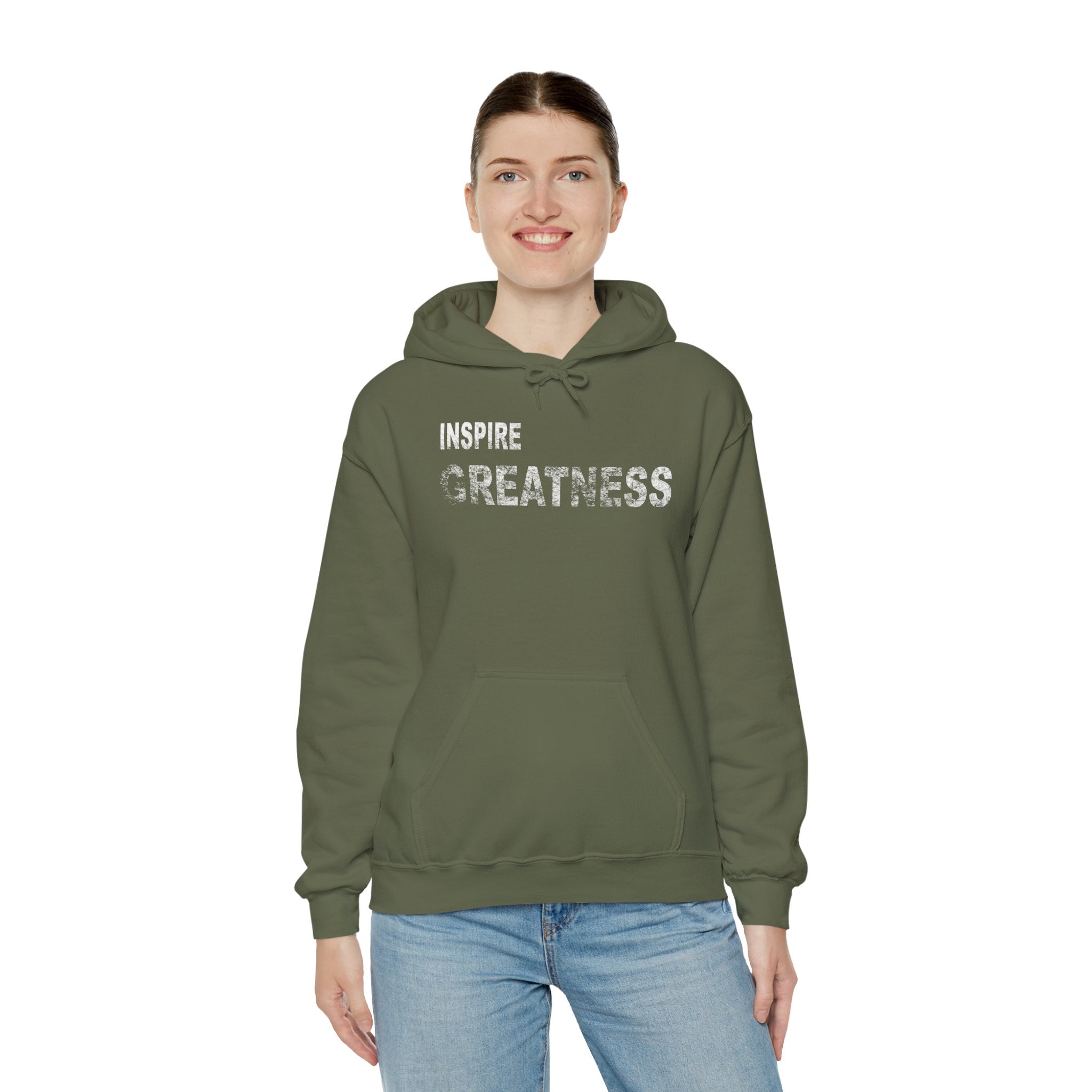 Inspire Greatness Hoodie — Motivational Inspirational Pullover