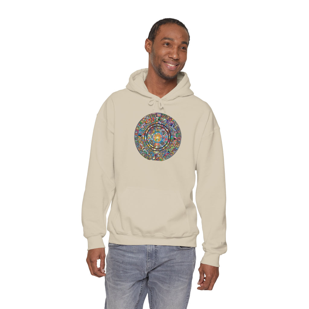 Hoodie — Colorful Psychedelic Mandala Circle Graphic