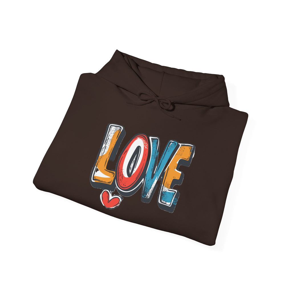 Love Graffiti Hoodie — Colorful Street Art Pullover