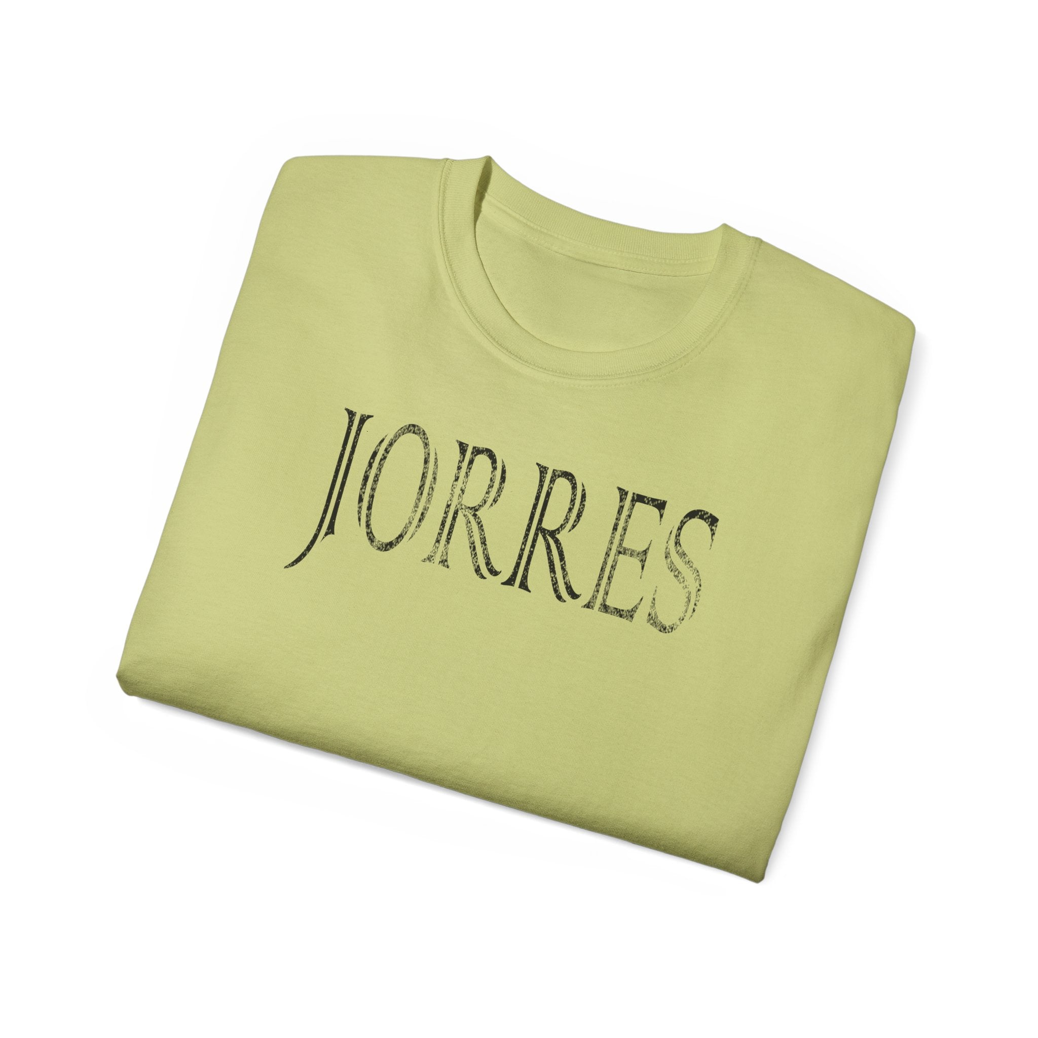 Name Graphic Tee — Vintage Serif "JORRES" Shirt