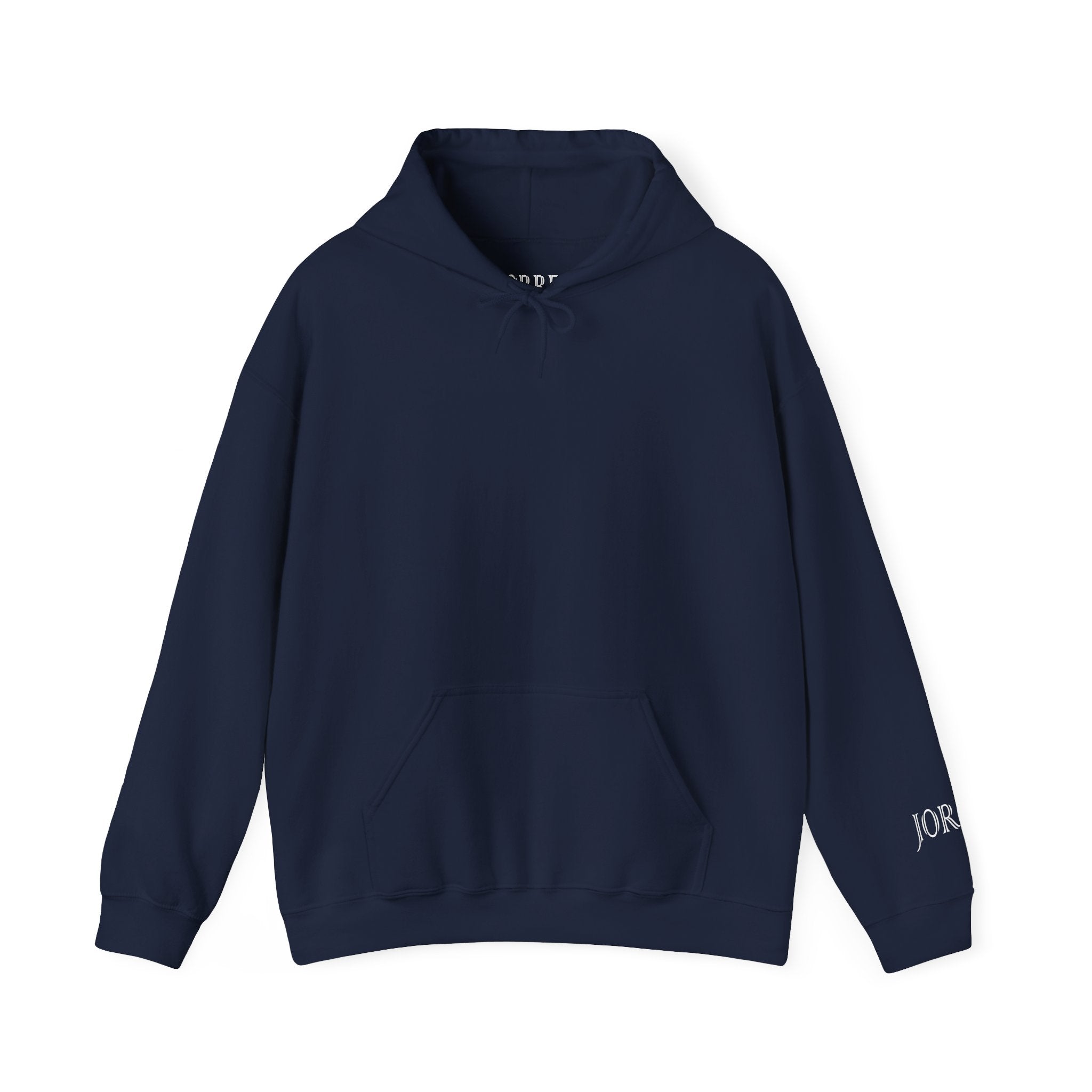 Hoodie — Minimal Black Jorres Sleeve Logo Hooded Sweatshirt