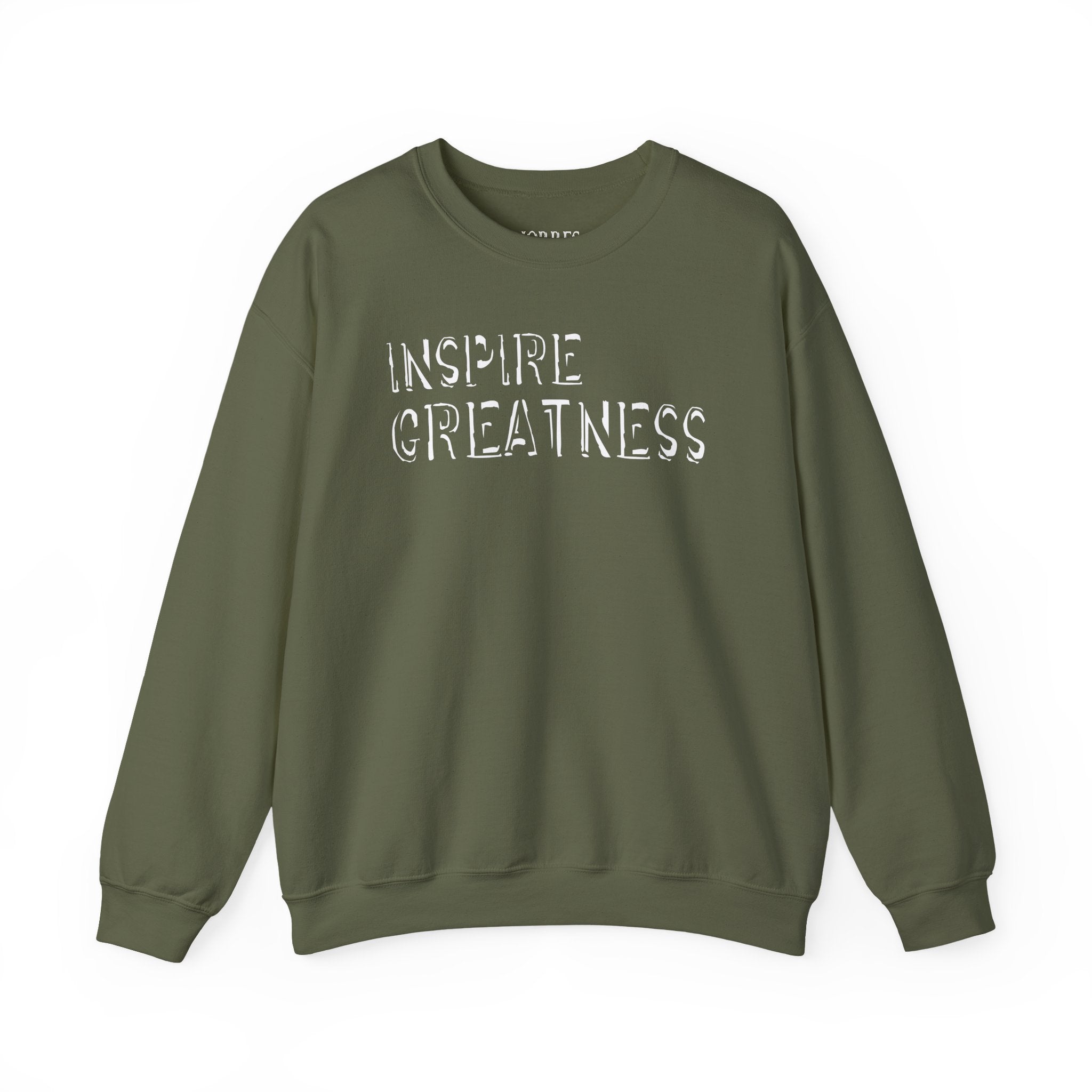 Inspire Greatness Sweatshirt — Motivational Crewneck