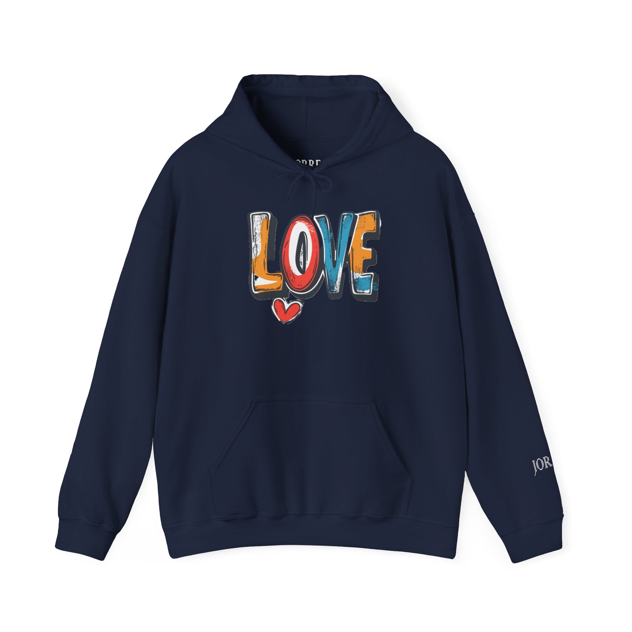 Love Graffiti Hoodie — Colorful Street Art Pullover