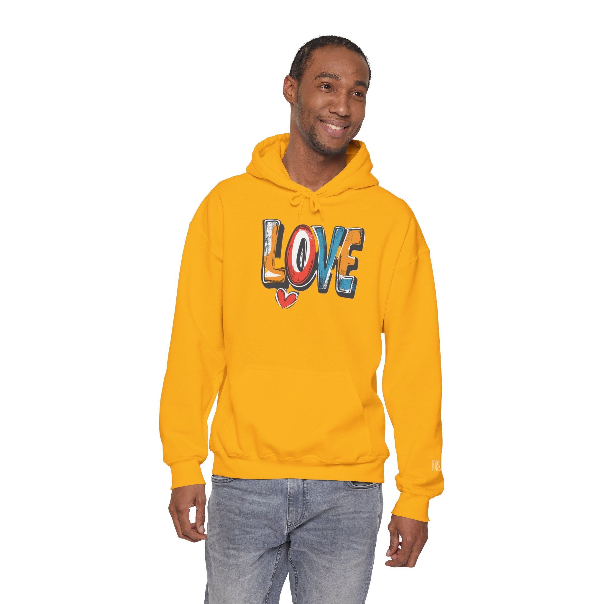 Love Graffiti Hoodie — Colorful Street Art Pullover