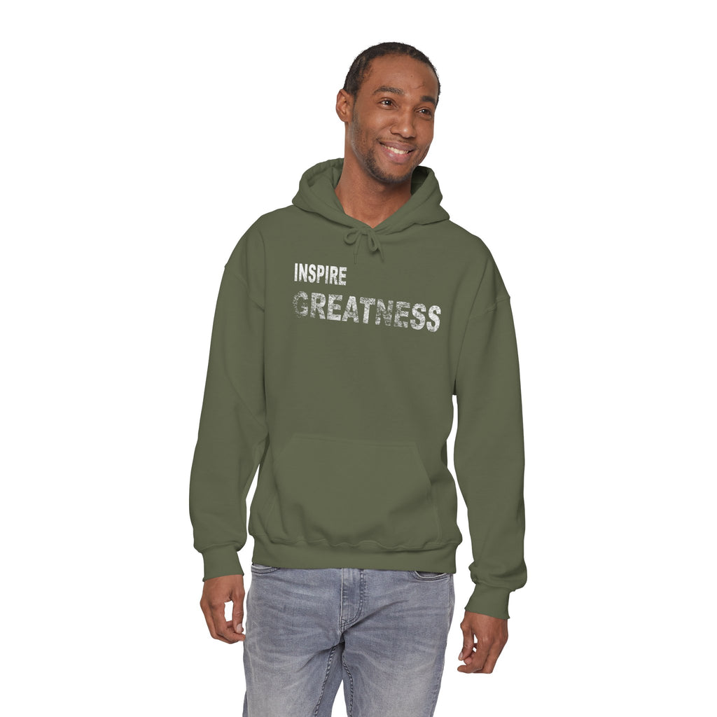 Inspire Greatness Hoodie — Motivational Inspirational Pullover