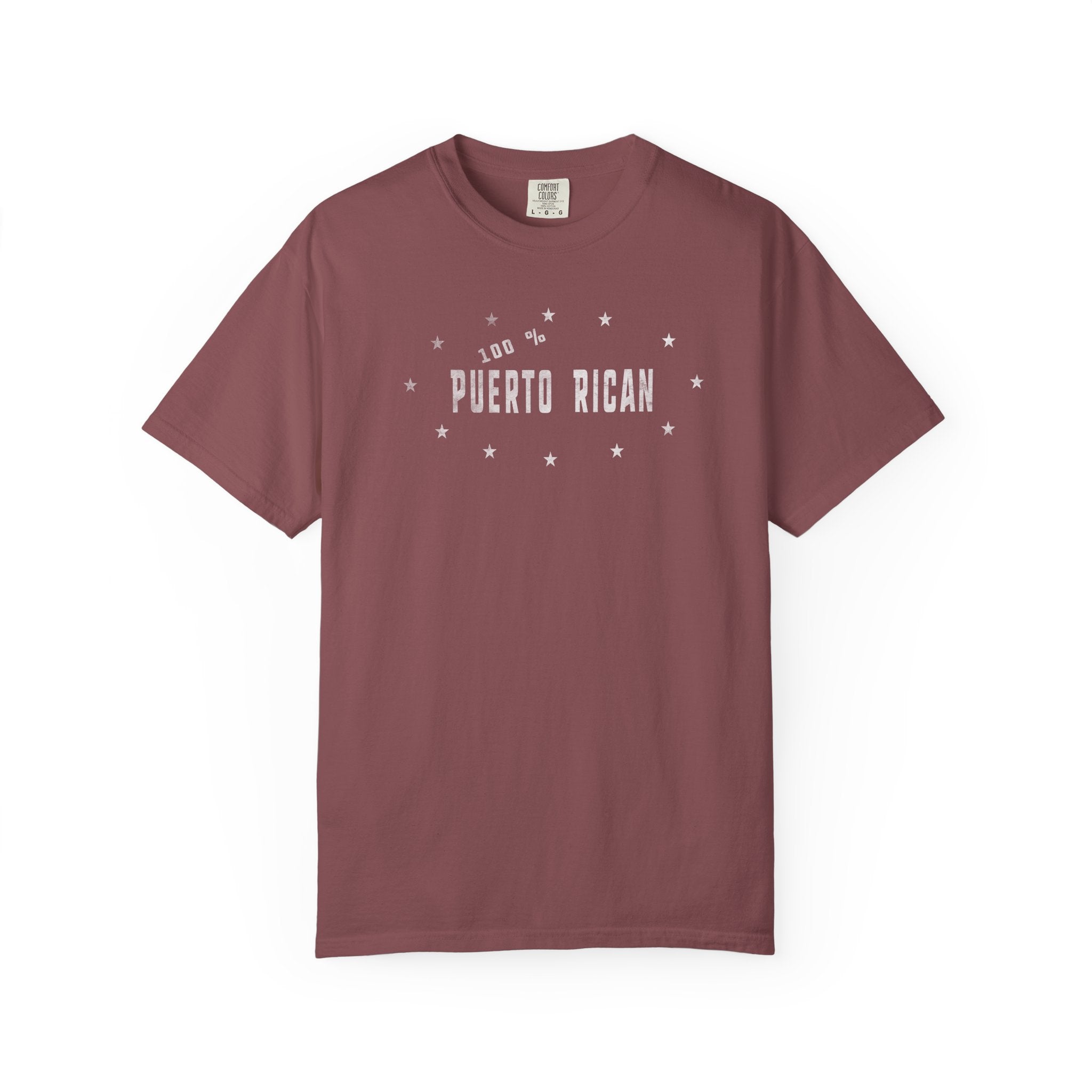 Puerto Rican Vintage Tee — "I Am Puerto Rican" Garment-Dyed T‑Shirt