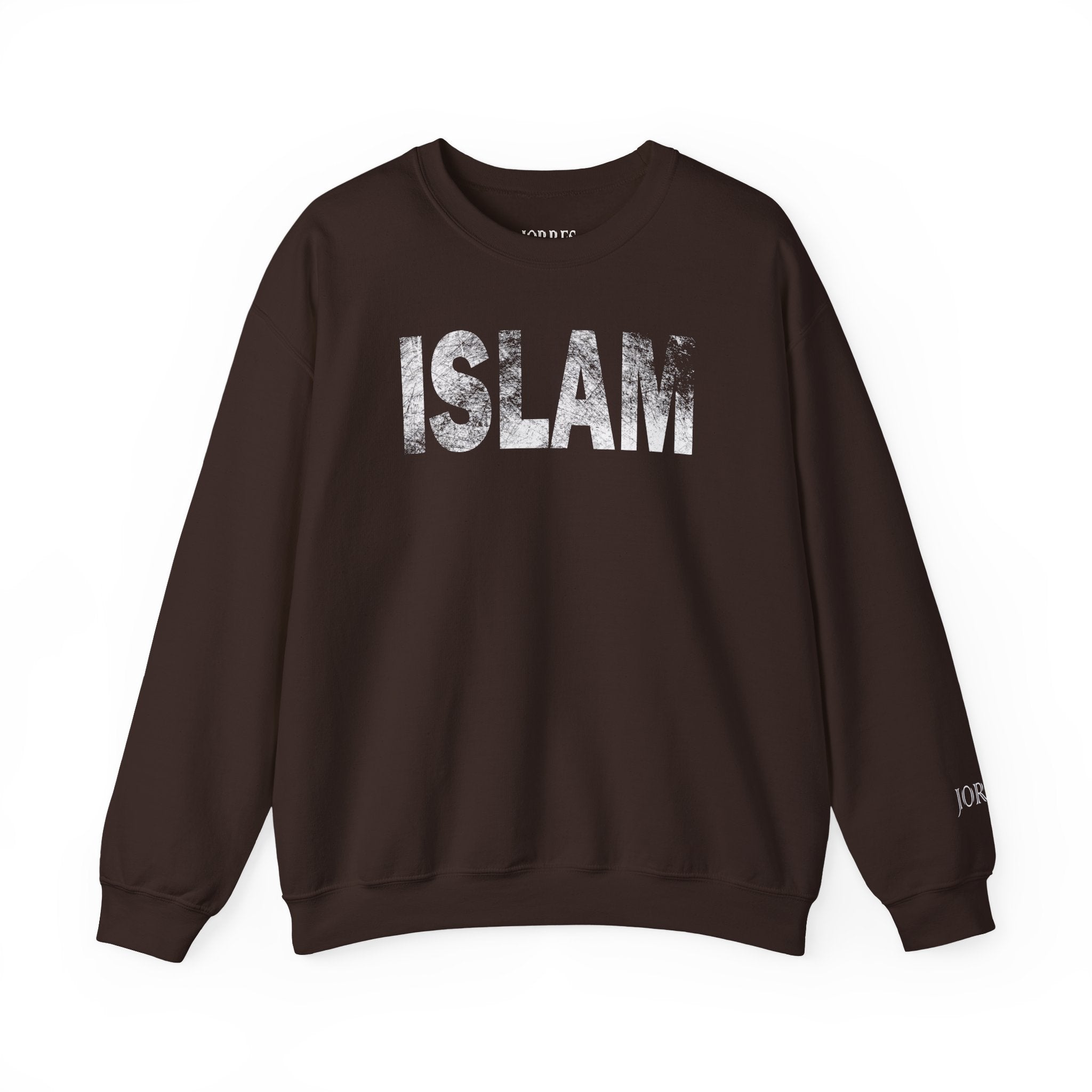 Islam Distressed Crewneck Sweatshirt — Minimal Faith Graphic Pullover