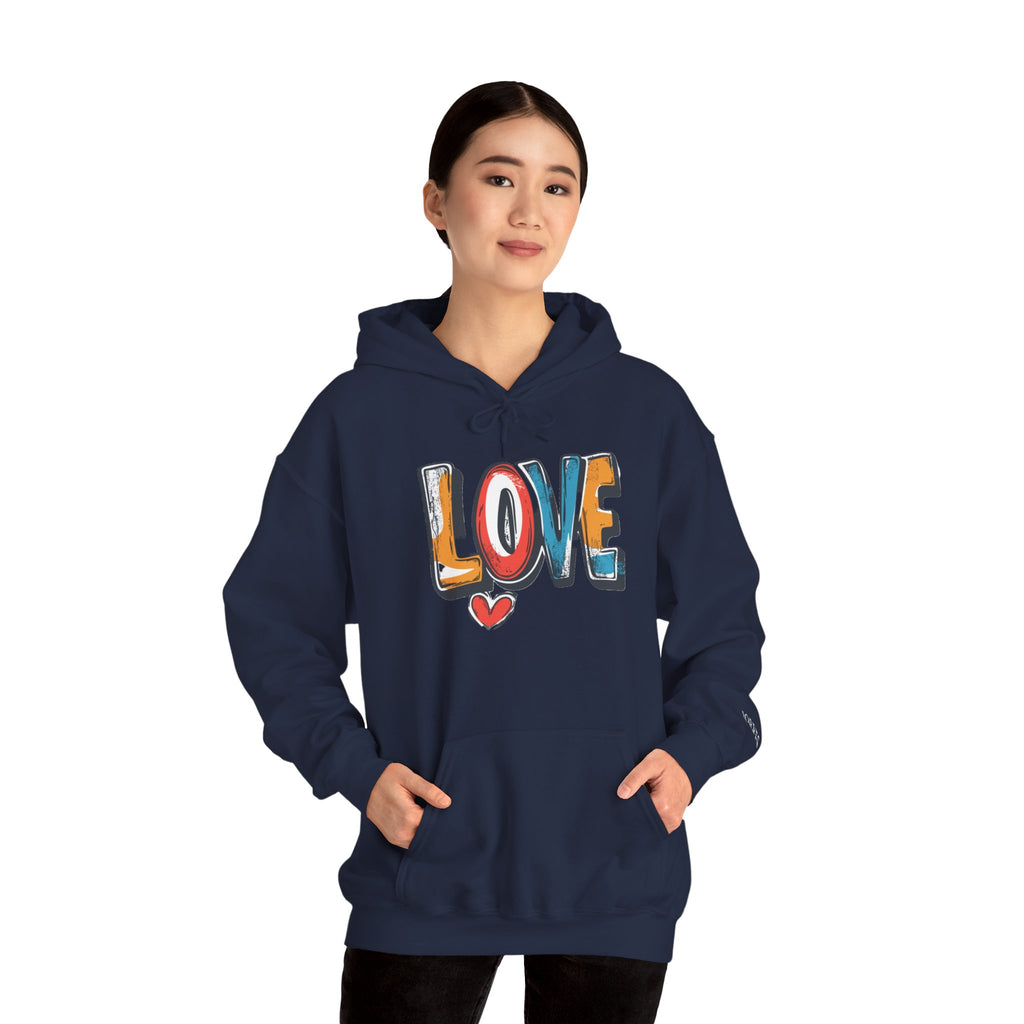 Love Graffiti Hoodie — Colorful Street Art Pullover
