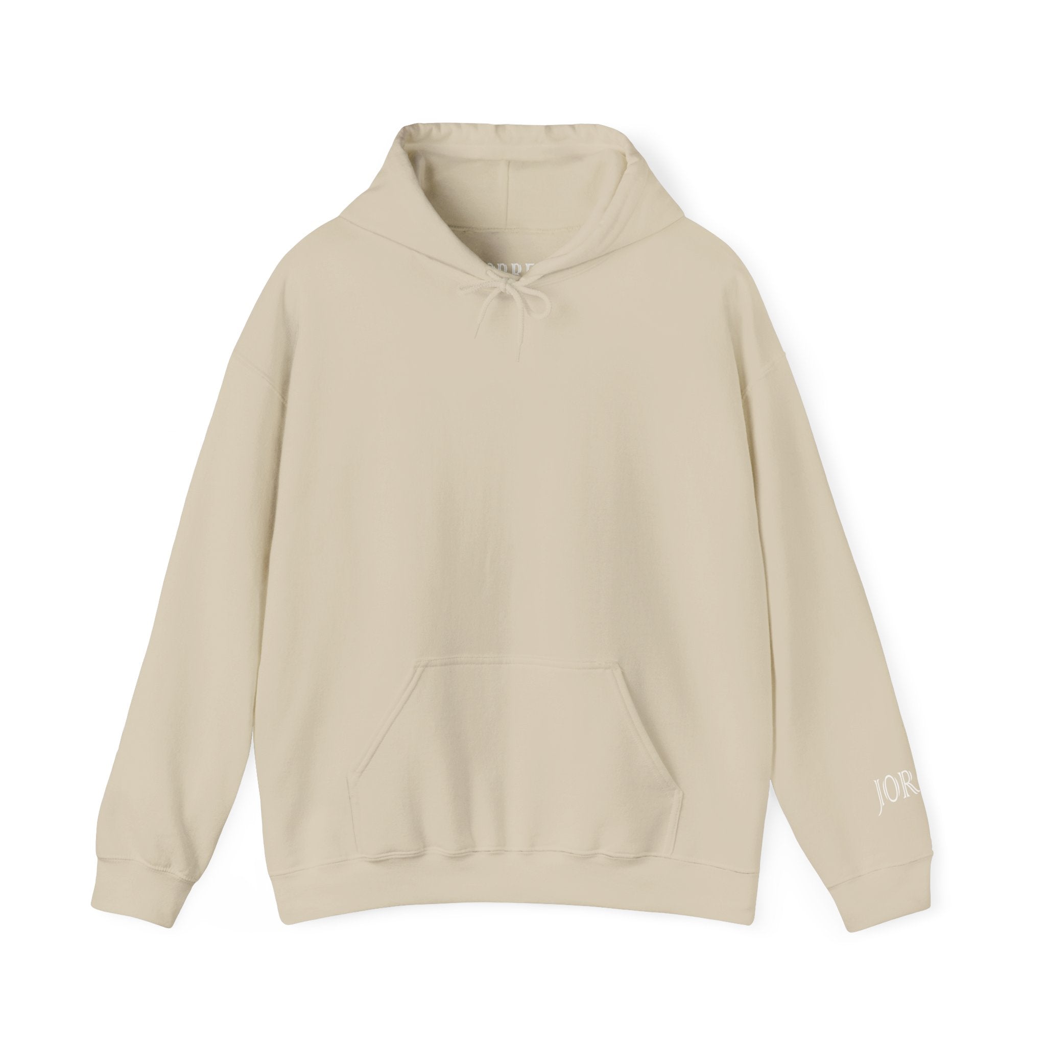 Hoodie — Minimal Black Jorres Sleeve Logo Hooded Sweatshirt