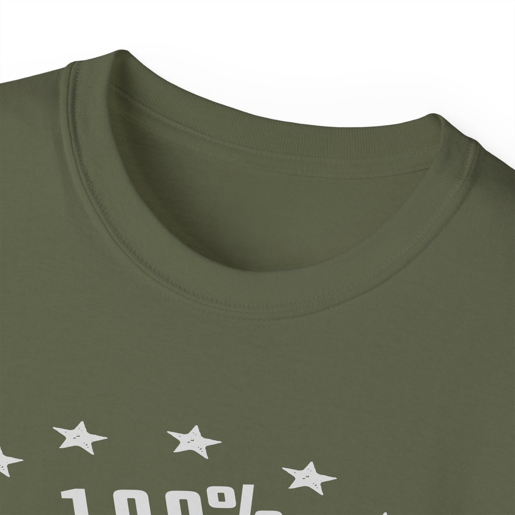 100% Dominican T-Shirt — Vintage Star Emblem Tee