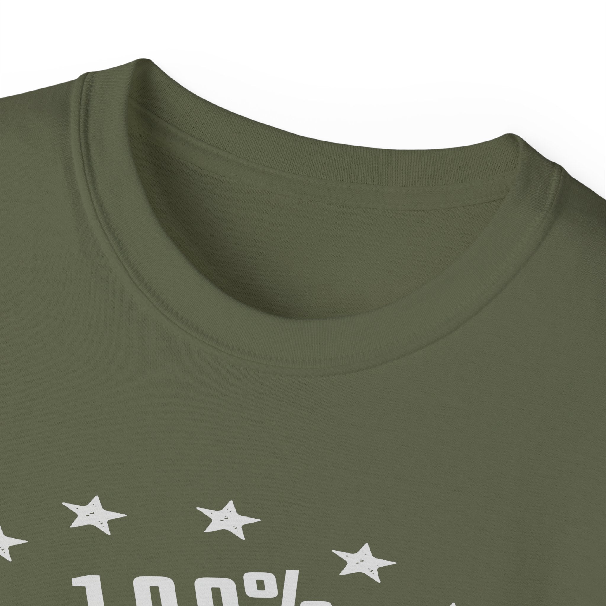 100% Dominican T-Shirt — Vintage Star Emblem Tee