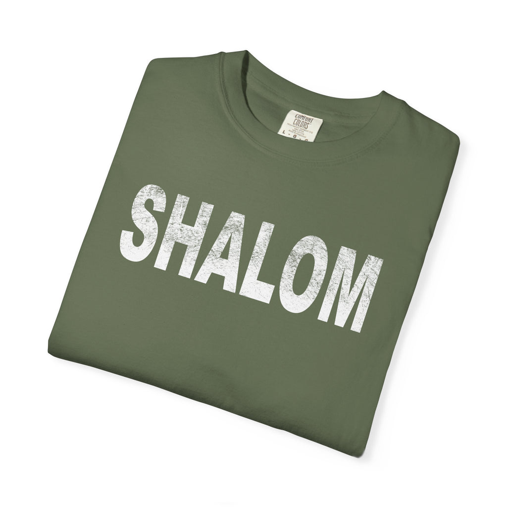 Garment-Dyed T-Shirt — Classic Washed White Tee