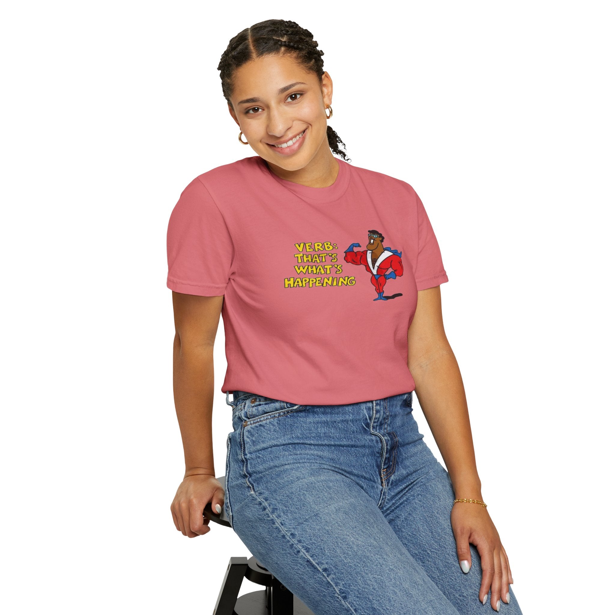 Retro Surf Skate T-Shirt — "Wirra Wirra What’s Happening" Graphic