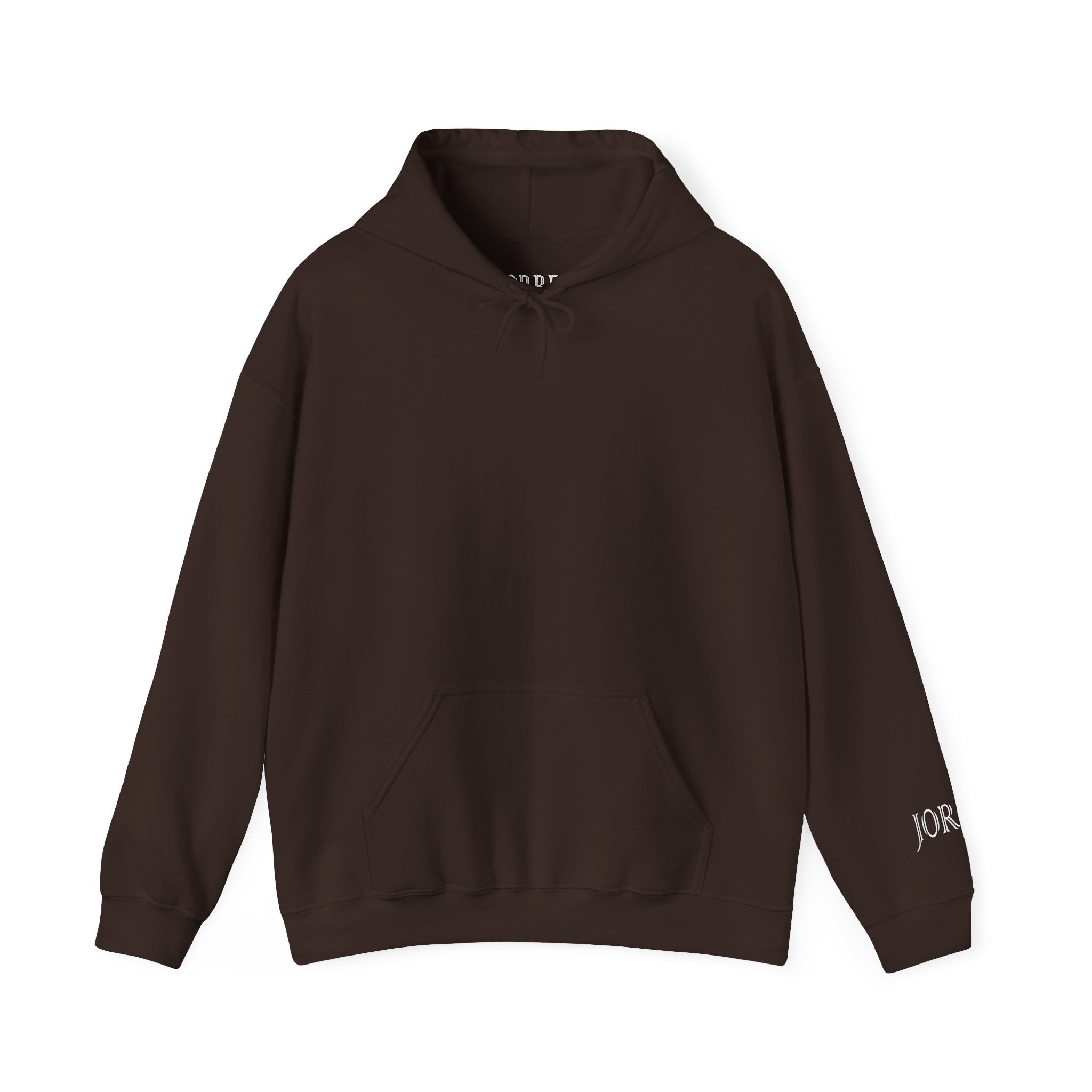 Hoodie — Minimal Black Jorres Sleeve Logo Hooded Sweatshirt