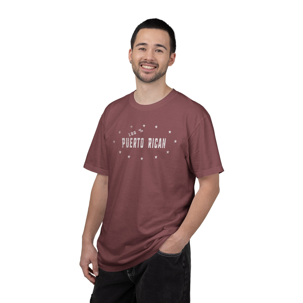 Puerto Rican Vintage Tee — "I Am Puerto Rican" Garment-Dyed T‑Shirt