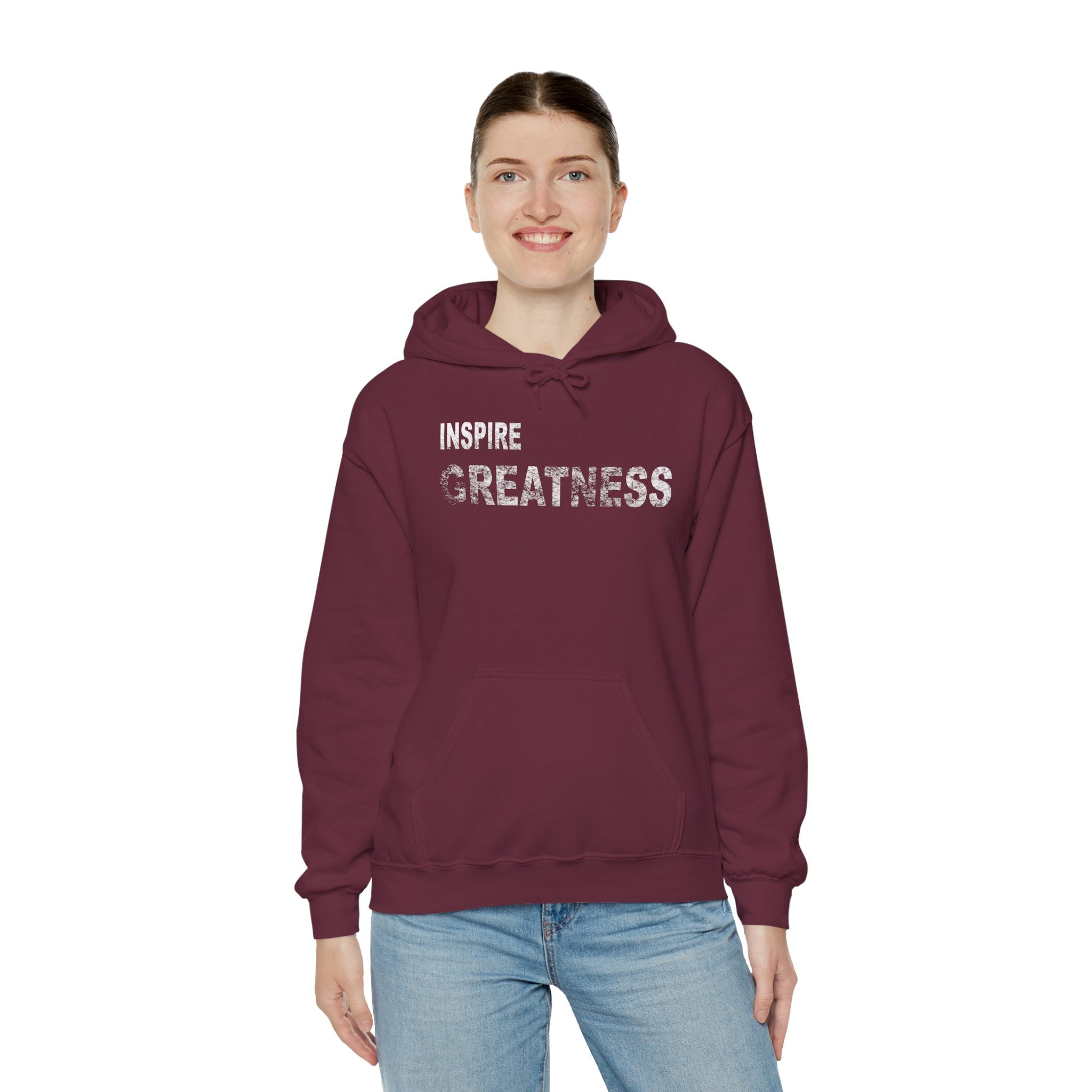 Inspire Greatness Hoodie — Motivational Inspirational Pullover
